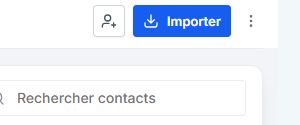 Rechercher contacts