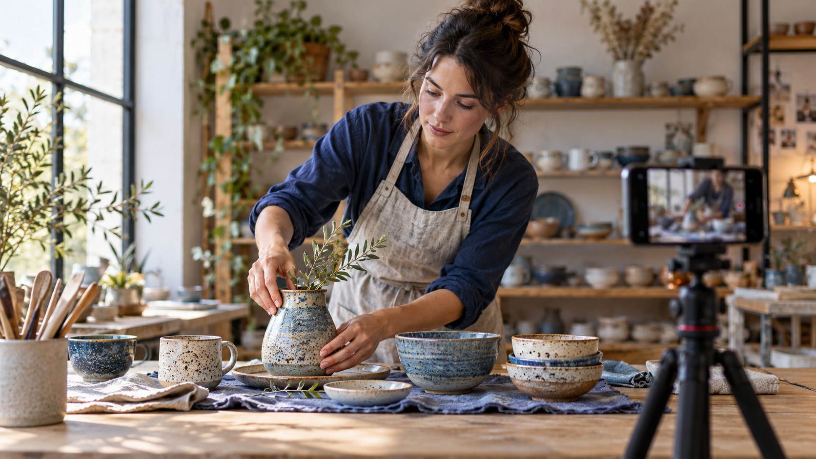 Préparation de photographies de produits pour une campagne publicitaire