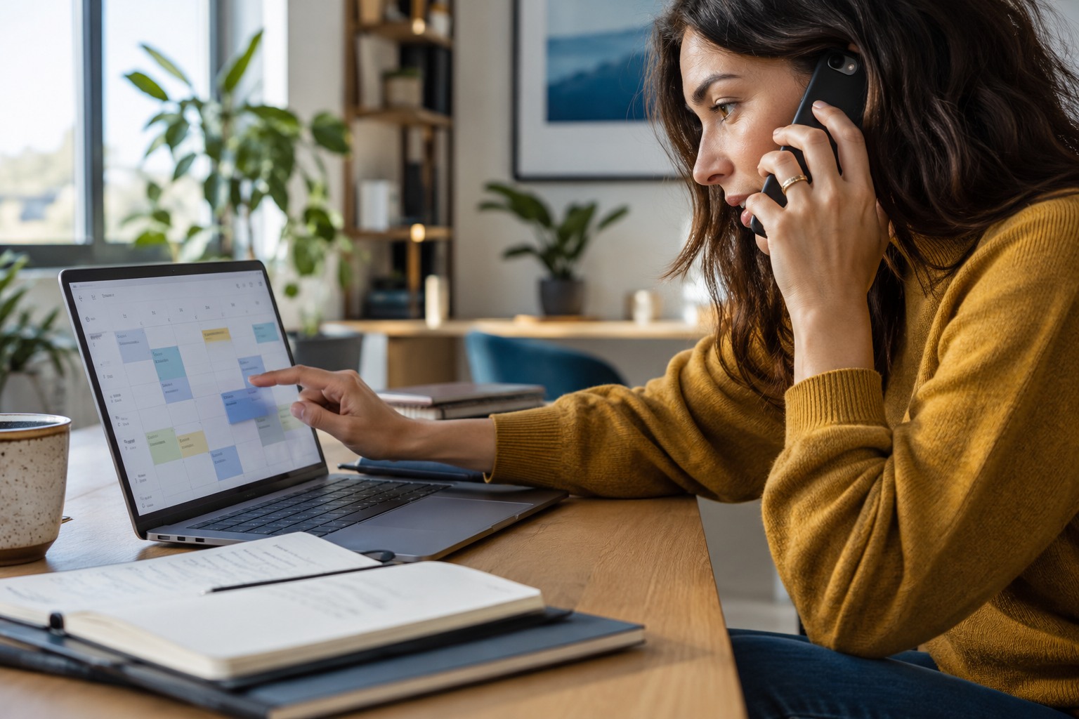 Modification d’un rendez-vous pendant un échange téléphonique
