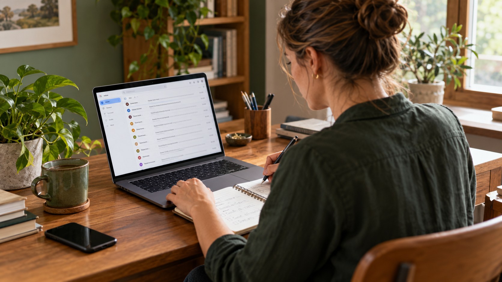 Reviewing and following up on incoming enquiries in a workspace